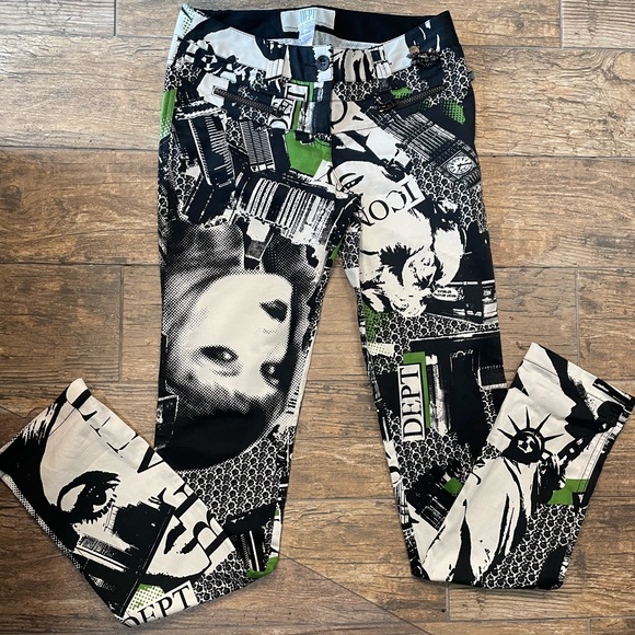 D.E.P.T size S, fun print, pants, waist measurement is 15, length is 32 - Picture 6 of 8